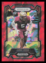 2024 Panini Prizm Draft Picks Red Ice Prizm #114 Jared Verse