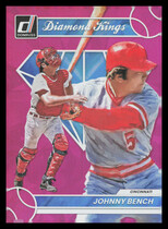 2023 Donruss Holo Pink #25 Johnny Bench