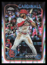 2024 Topps Chrome Raywave Refractor #251 Victor Scott