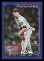 2024 Topps Royal Blue Series 2 #607 Victor Vodnik