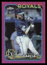 2024 Topps Chrome Pink Refractor #246 Maikel Garcia