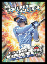 2024 Topps Home Run Challenge Code Card Unredeemed Series 2 #HRC-29 Bobby Witt Jr.