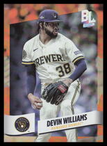 2024 Topps Big League Electric Orange #249 Devin Williams