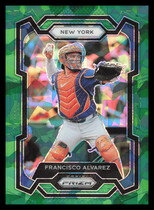 2024 Panini Prizm Green Ice Prizm #84 Francisco Alvarez