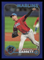 2024 Topps Royal Blue #323 Braxton Garrett