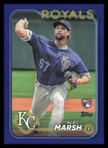 2024 Topps Royal Blue #163 Alec Marsh