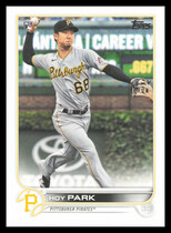 2022 Topps Base Set #184 Hoy Park