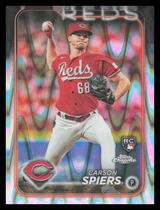 2024 Topps Chrome Raywave Refractor #167 Carson Spiers