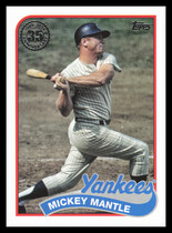 2024 Topps 1989 Topps Series 2 #89B2-21 Mickey Mantle