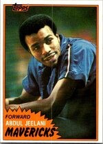 1981 Topps Base Set #MW77 Abdul Jeelani