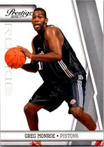 2010 Panini Prestige #157 Greg Monroe