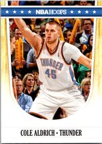 2011 Panini Hoops #168 Cole Aldrich