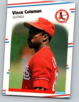 1988 Fleer Mini #106 Vince Coleman