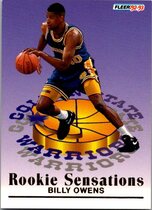 1992 Fleer Rookie Sensations #8 Billy Owens