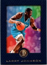 1995 SkyBox E-XL Blue Border #8 Larry Johnson