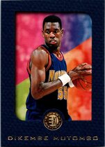 1995 SkyBox E-XL Blue Border #22 Dikembe Mutombo