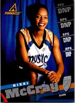 1998 Pinnacle WNBA #48 Nikki McCray