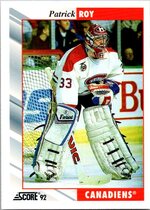 1992 Score Base Set #295 Patrick Roy