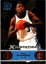 2001 Topps Xpectations #120 Brendan Haywood