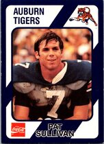 1989 Collegiate Collection Auburn Coke 580 #199 Pat Sullivan In The