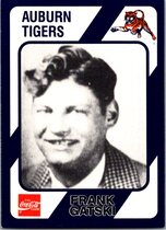 1989 Collegiate Collection Auburn Coke 580 #529 Frank Gatski