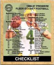 1997 Fleer Goudey I #148 Checklist