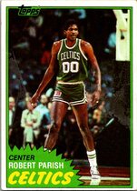 1981 Topps Base Set #6 Robert Parish