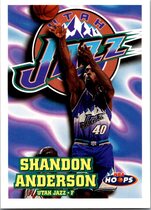 1997 NBA Hoops Hoops #318 Shandon Anderson