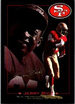 1993 SkyBox Premium Poster Cards #CB5 Jerry Rice