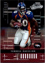 2001 Playoff Absolute Memorabilia #31 Terrell Davis