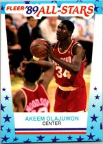 1989 Fleer Stickers #2 Akeem Olajuwon