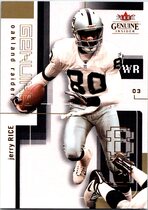 2003 Fleer Genuine Insider #97 Jerry Rice