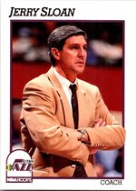 1991 NBA Hoops Base Set #246 Jerry Sloan