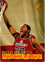 1995 Stadium Club Draft Picks #4 Rasheed Wallace