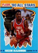 1990 Fleer All Stars #3 Akeem Olajuwon