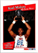 1991 NBA Hoops Slam Dunk & All-Star #10 Karl Malone