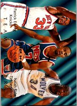 1994 Fleer Team Leaders #6 Patrick Ewing|Kenny Anderson|Isaiah Rider