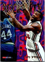 1995 NBA Hoops Block Party #21 Loy Vaught