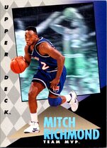 1992 Upper Deck MVP Holograms #23 Mitch Richmond
