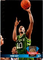 1992 Upper Deck Rookie Standouts #RS11 Todd Day