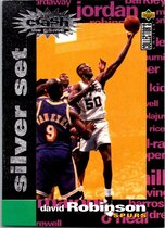1995 Upper Deck Collectors Choice Crash the Game Scoring Silver Redemption #C20 David Robinson