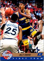 1992 Upper Deck All-Rookie Team #AR3 Billy Owens