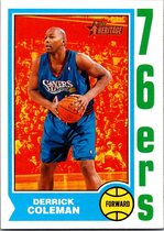 2001 Topps Heritage #241 Derrick Coleman