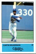 1986 Team Issue Texas Rangers Performance #19 Curtis Wilkerson