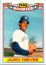1987 Topps Rookies #11 Juan Nieves