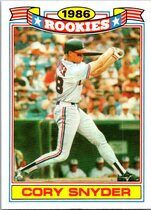 1987 Topps Rookies #16 Cory Snyder