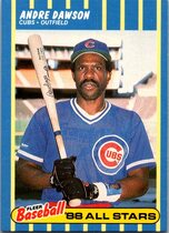 1988 Fleer Baseball All Stars #10 Andre Dawson