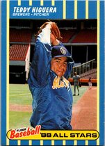 1988 Fleer Baseball All Stars #15 Teddy Higuera