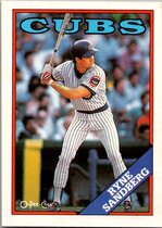 1988 O-Pee-Chee OPC Base Set #10 Ryne Sandberg