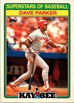 1988 Topps Kay-Bee Superstars of Baseball #21 Dave Parker
